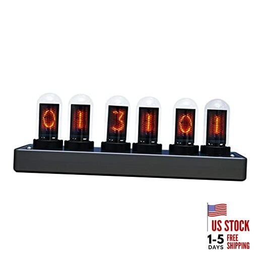 IPS Nixie Tube Clock, Creative Electronic DIY Nixie Tube Clock Simulation