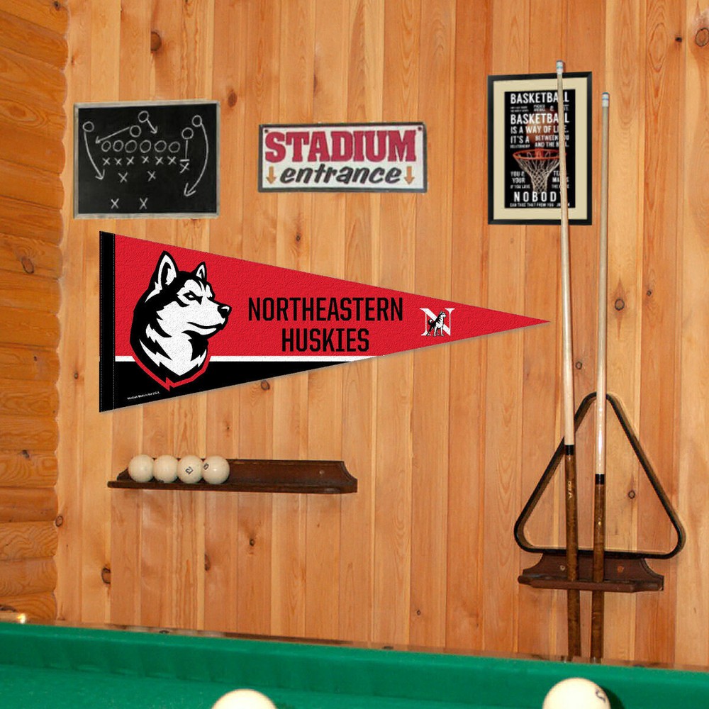 Northeastern University 12x30 Felt Pennant
