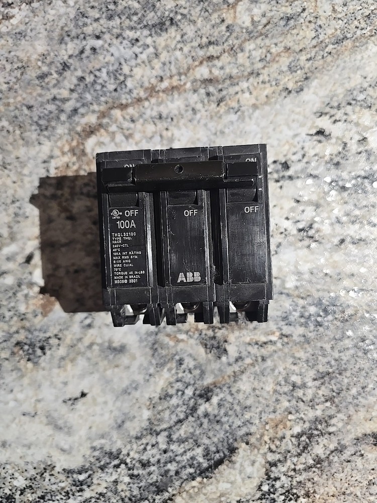 ABB 100 Amp 1 in. 3-Pole Circuit Breaker (THQL32100A)