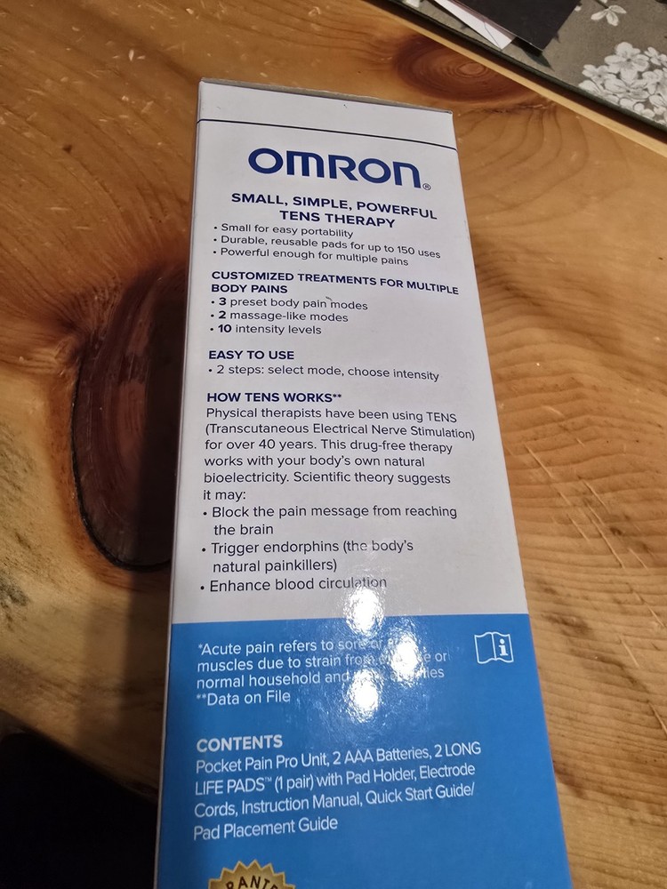 Omron TENS Unit With Pads