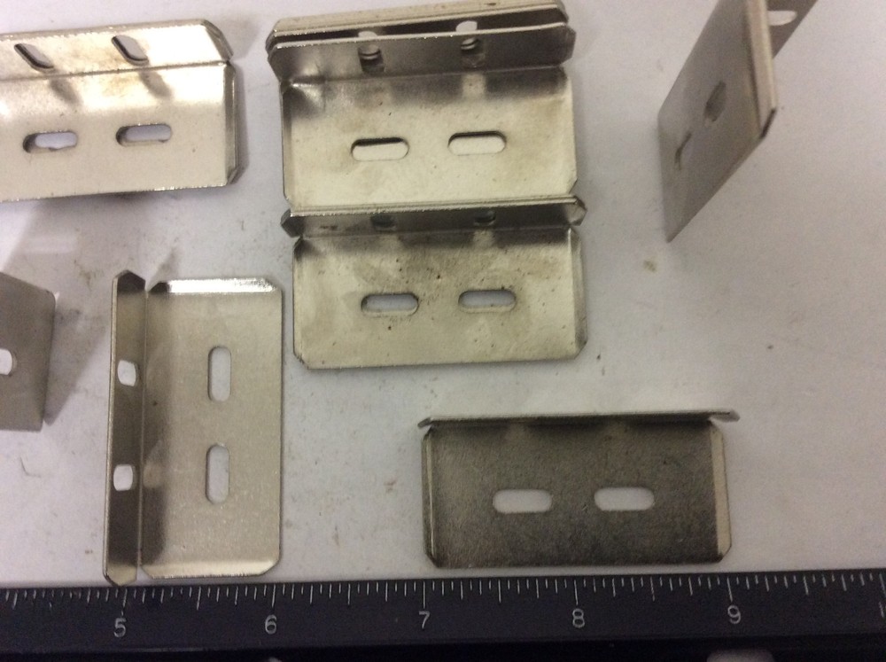 Qty (50) Hardware Resources 9453007 Drawer Front Adjustment Bracket, 2" X 1"