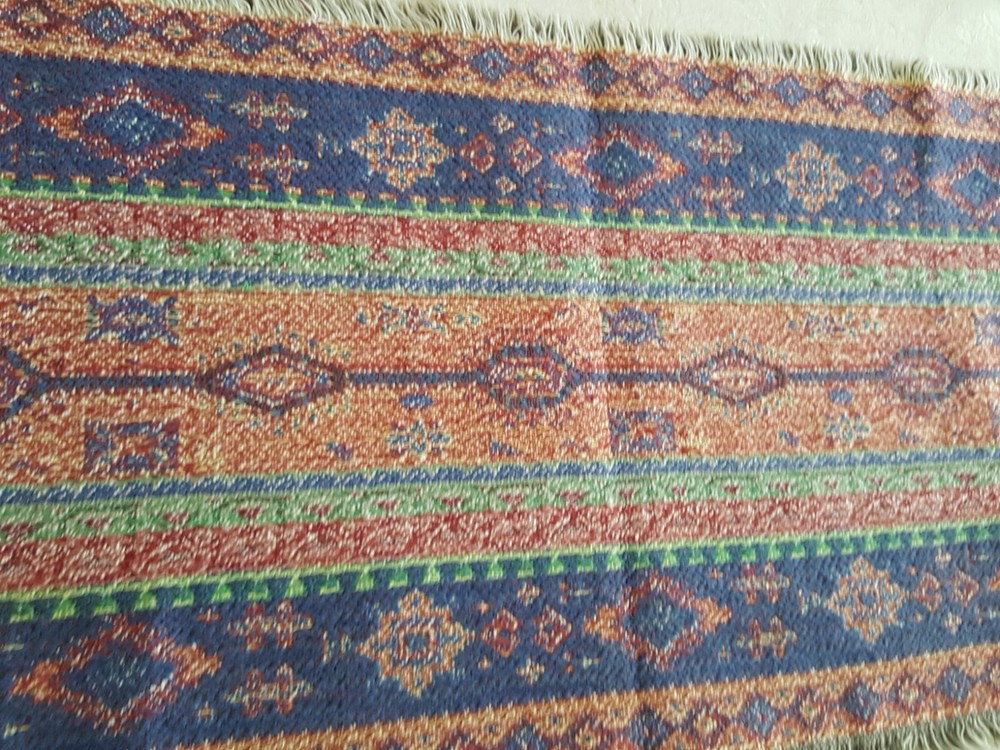 Israeli Table Topper Loomed Cloth- 30" X 14" Rectangle