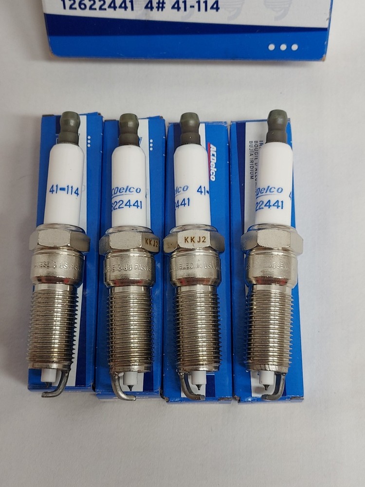 AC Delco 4 Iridium Spark Plugs #41-114 GM
