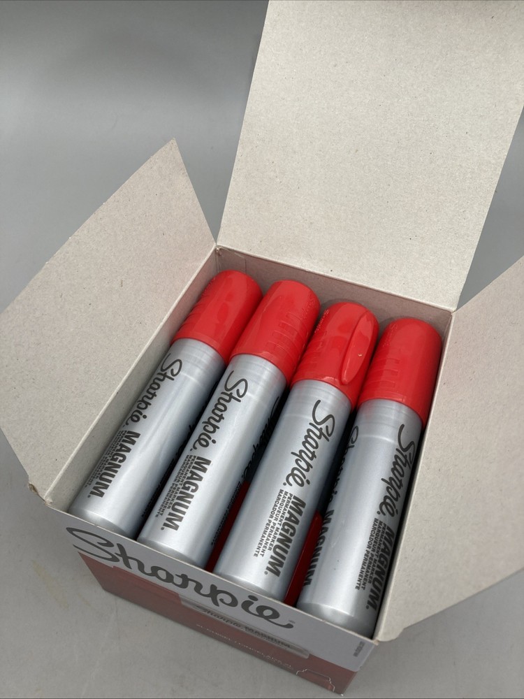 12 Pack Sharpie Red Sharpie 44002 XL Chisel Brand New