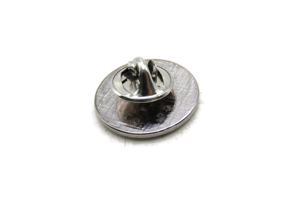 1993 Fire Prevention Week Lettered Pin Black & Silver Tone