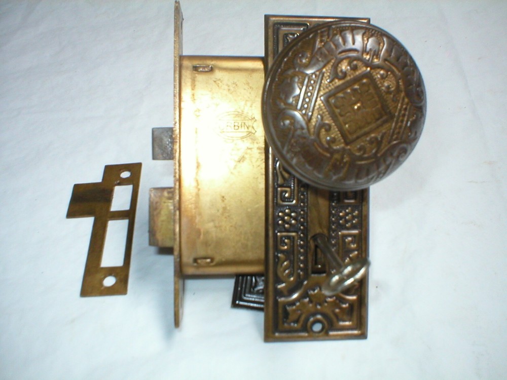 Antique Victorian Era Door Hardware