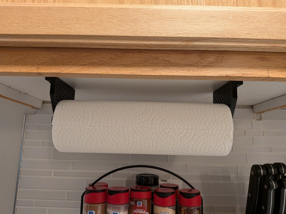 3D Printed Mounted Paper Towel Holder