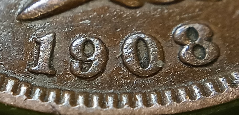 1908 Indian Head Cent RPD-002 / SNOW-1