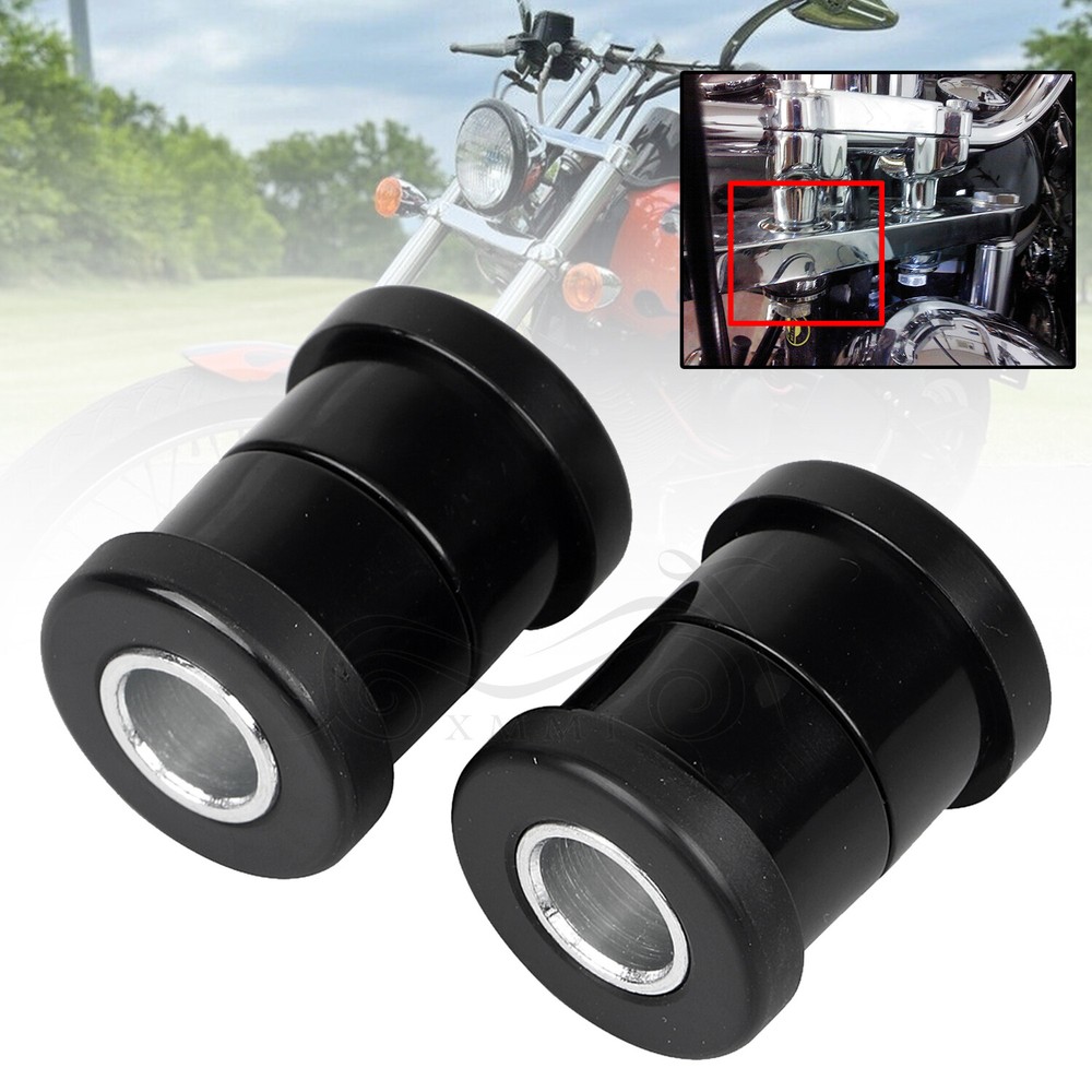 Handlebar Riser Bushings For Harley Softail Custom FXSTC FLST Fatboy Super Glide