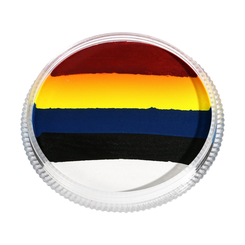 3 Pack Split Cake Face Paint Water Based Rainbow Face Paint for Halloween Makeup