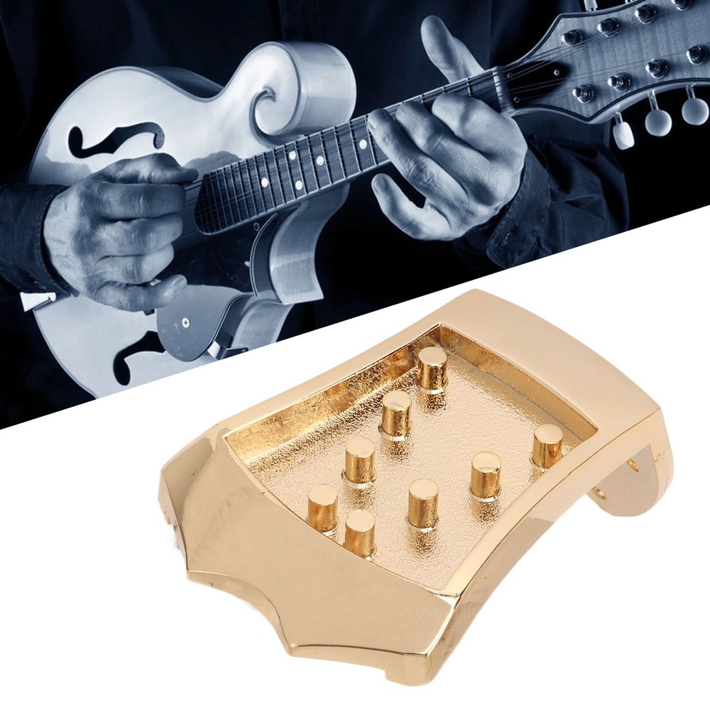 8 String Metal Mandolin Tailpiece For Improved Performance