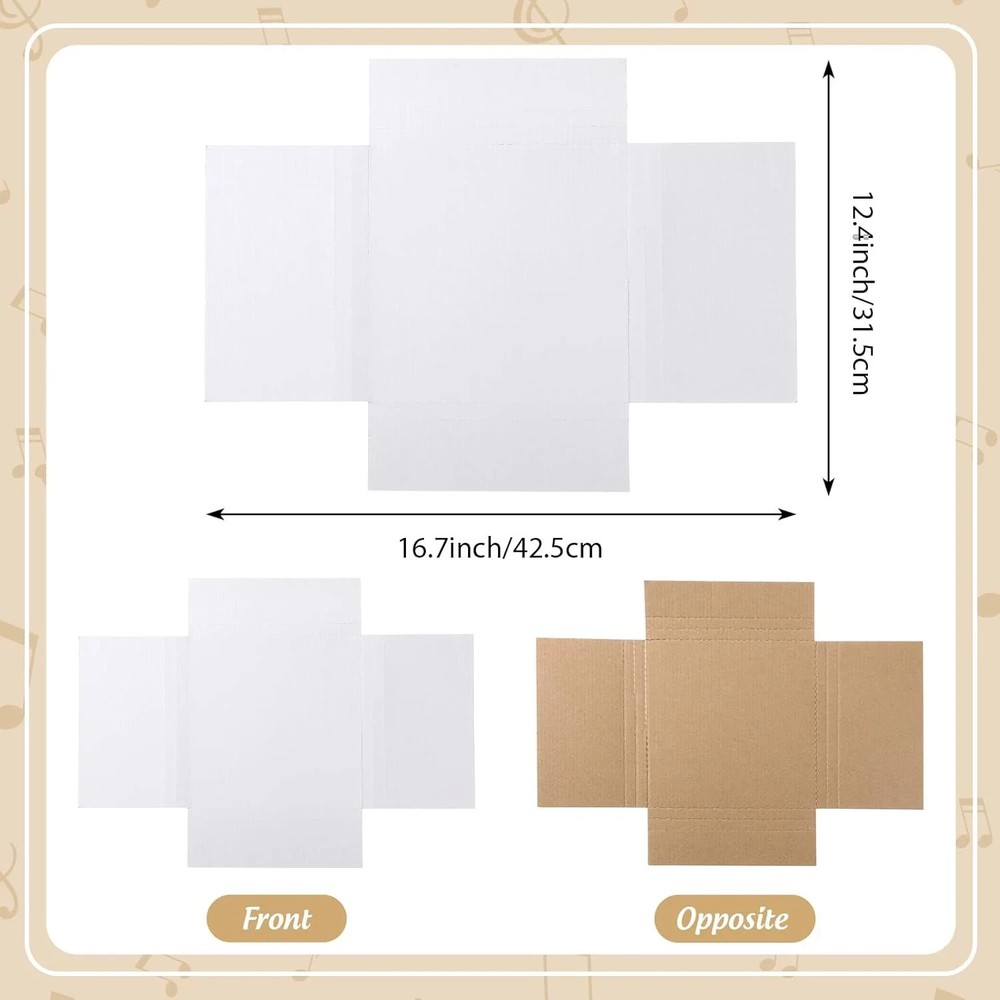100 45 RPM Premium Record Mailers Book Box Variable Depth Shipping Mailer