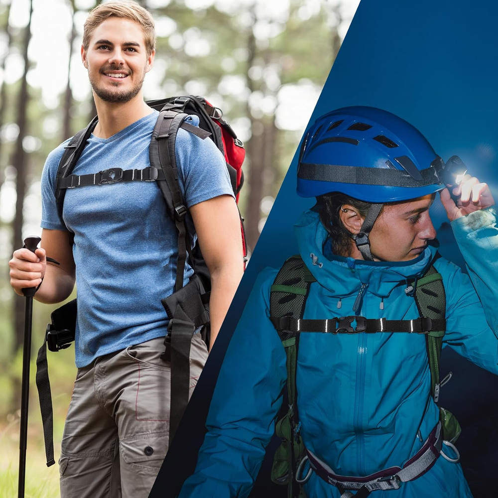 Backpack Chest Strap Add On, Elastic Backpack Sternum Strap, Heavy Duty Adjustab