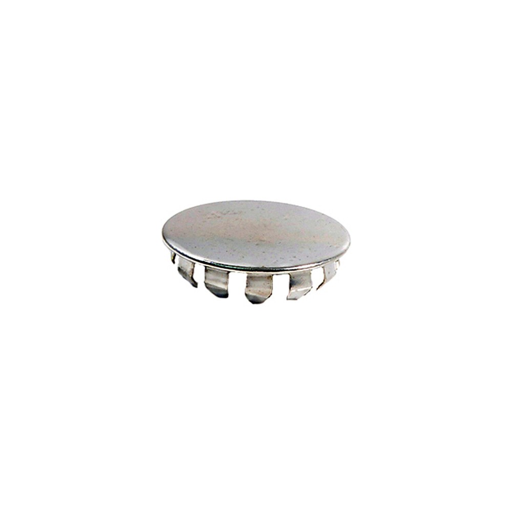 Chrome Plug Button 1" hole Sz, .062"-.093" Max Working Thickness; WF 1000-H