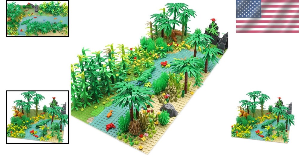 Jungle Trees Building Blocks - 582 Pieces