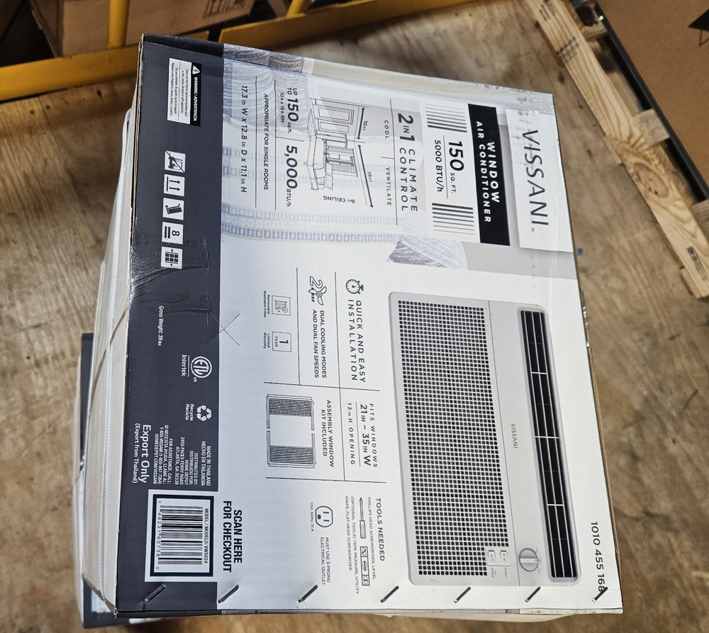 Vissani 5000 BTU Window A/C