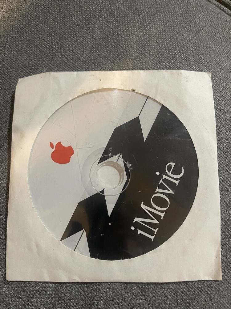 Apple 1999 iMovie  version 691-2349- A cd rare