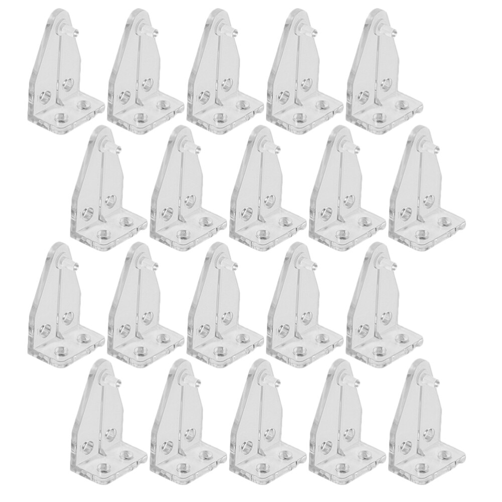 20 Pcs Blind Hold Down Bracket Door Blinds Bottom Bracket Bottom Shutter Hooks