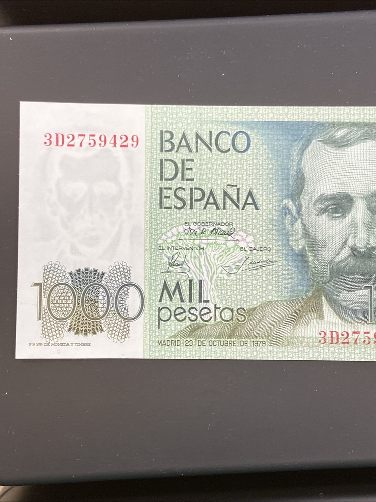 1979 spain 1000 peseta banknote cu