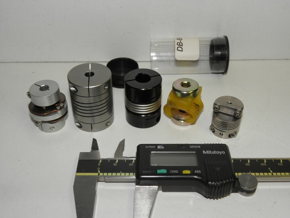 Batch of 5 Flex couplings Ruland/Heli-Cal/PIC