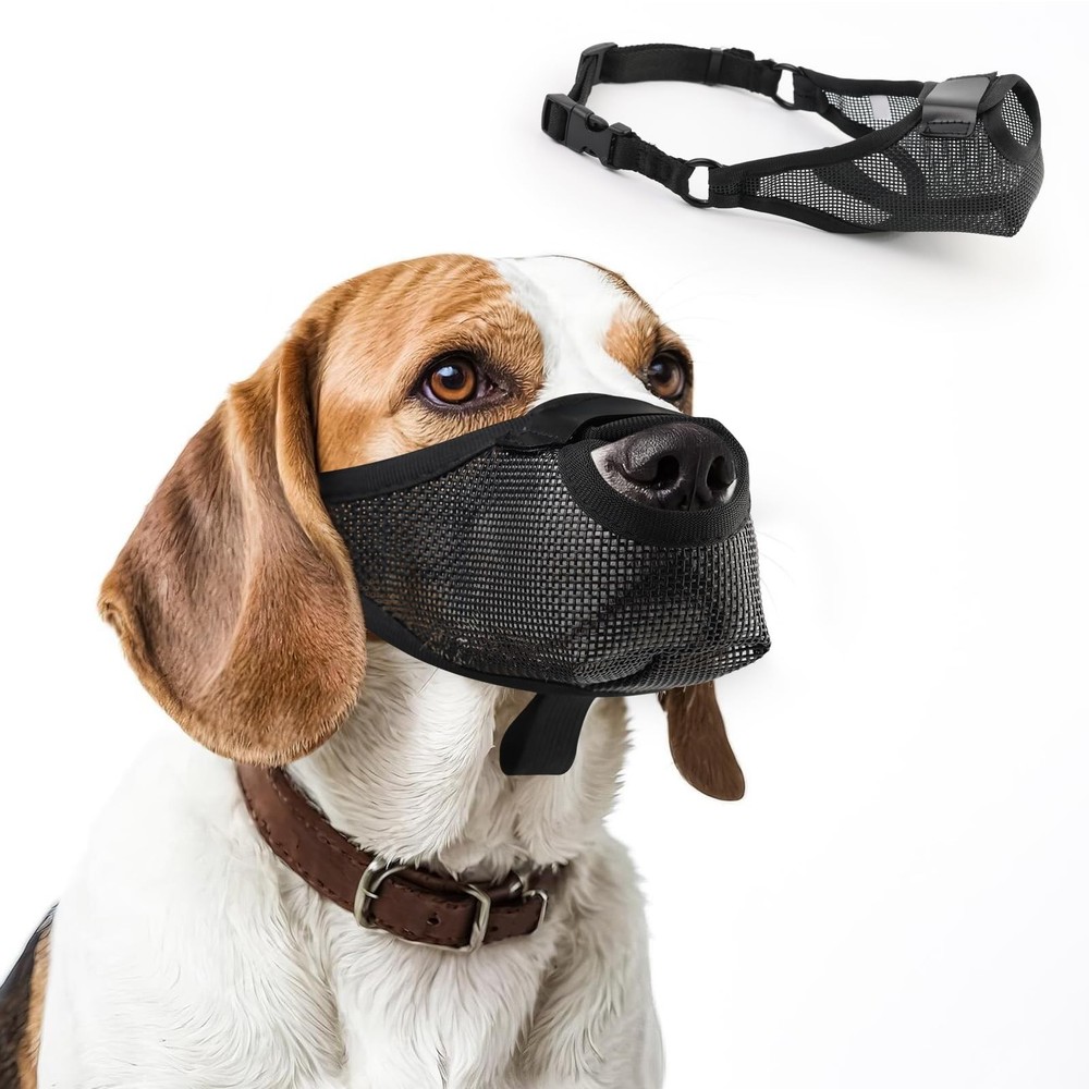 Breathable Air Mesh Basket Muzzle for Small to Large Dogs