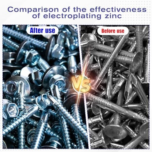 20 Pcs Zinc Anode Sheets, High Purity Copper Zinc Electrode Strips for Plating &