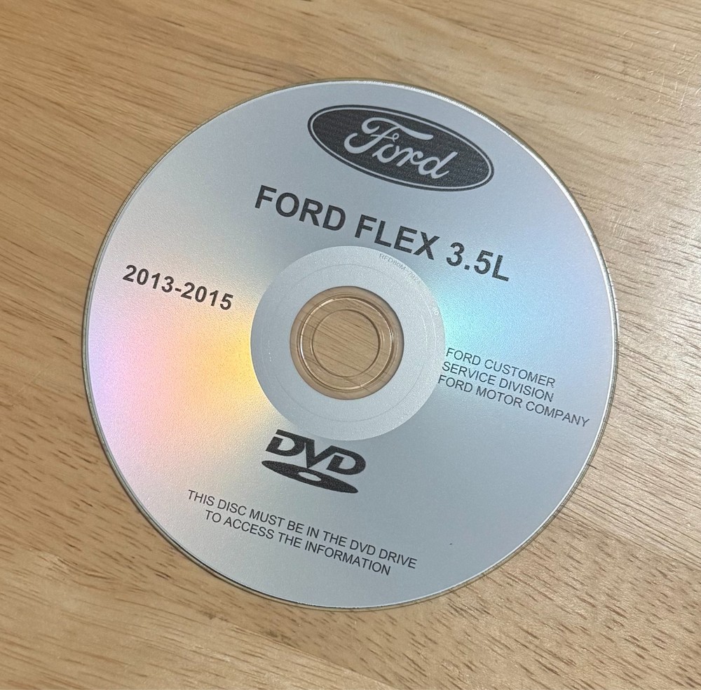 2013 2014 2015 FORD FLEX 3.5L SERVICE REPAIR WORKSHOP MANUAL ON CD