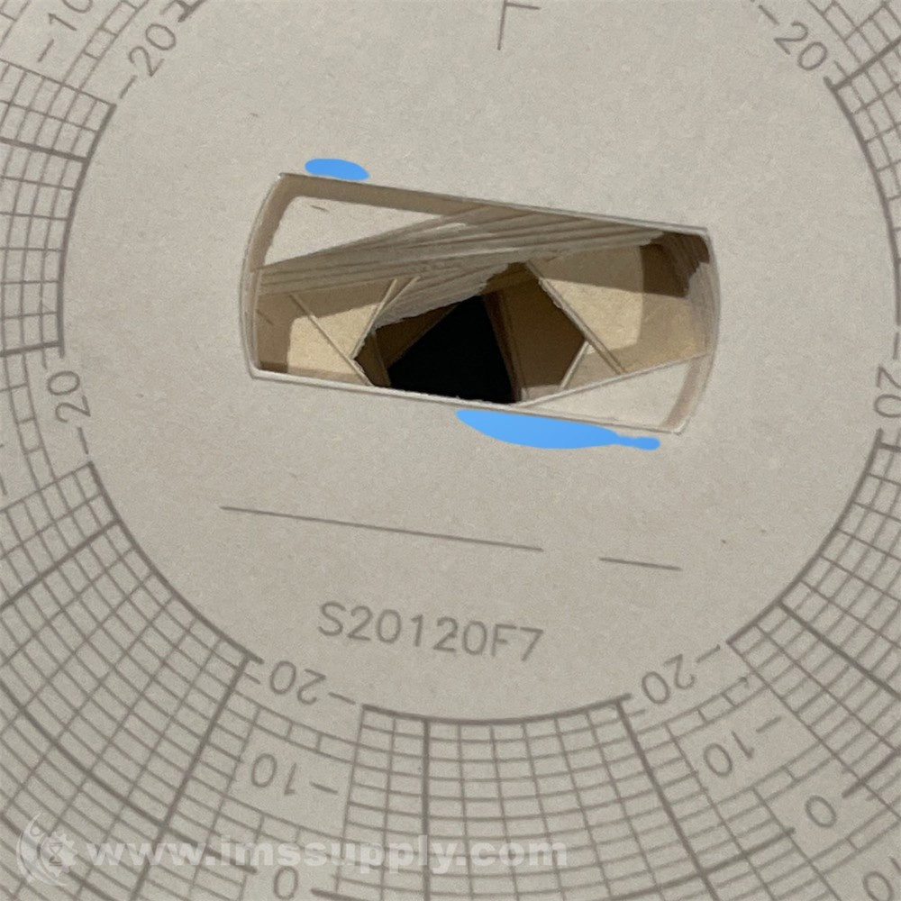 Supco S20120F7 7-Day Temperature Chart FNOB