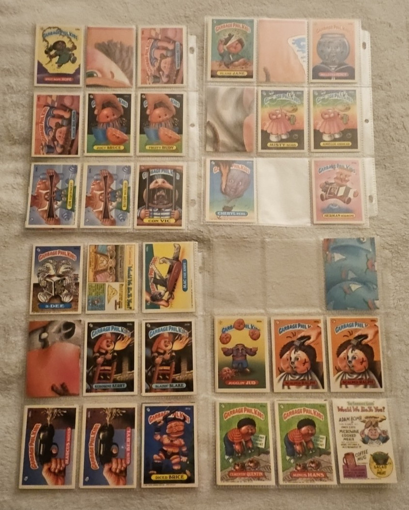 GPK Lot Series 3-9 Including CGC Graded Errors