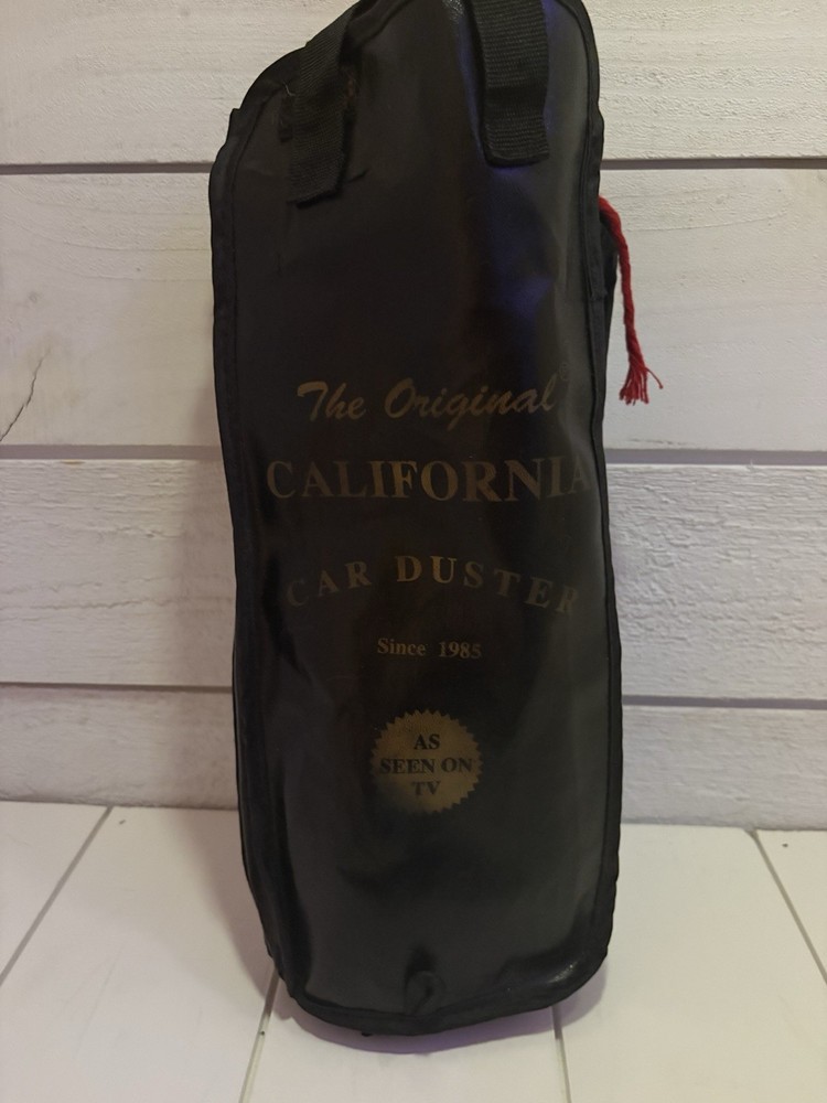 Classic Car Duster with Solid Wood Handle Includes Storage Case - Popular