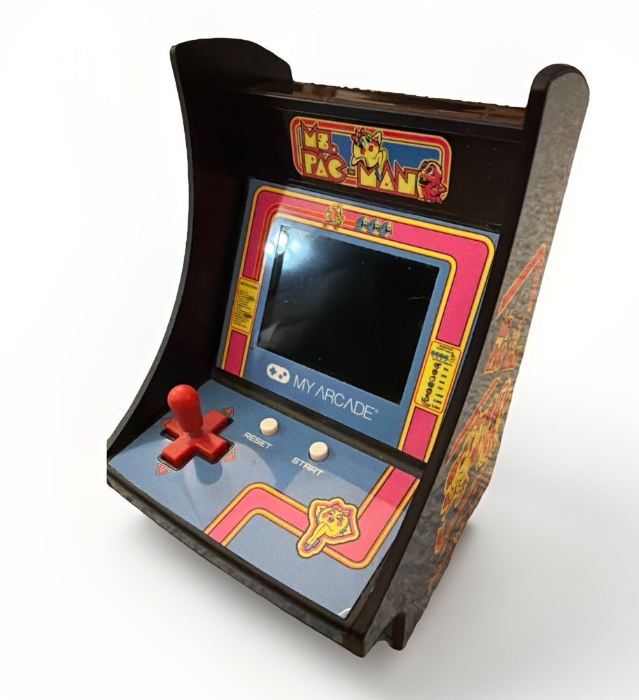 Ms. Pacman Micro Player Retro Mini My Arcade Works Great