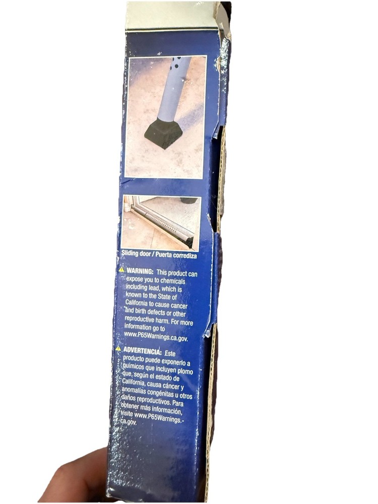 BRINKS Steel Adjustable 25"-43" Security Bars Front & Back Door Protection