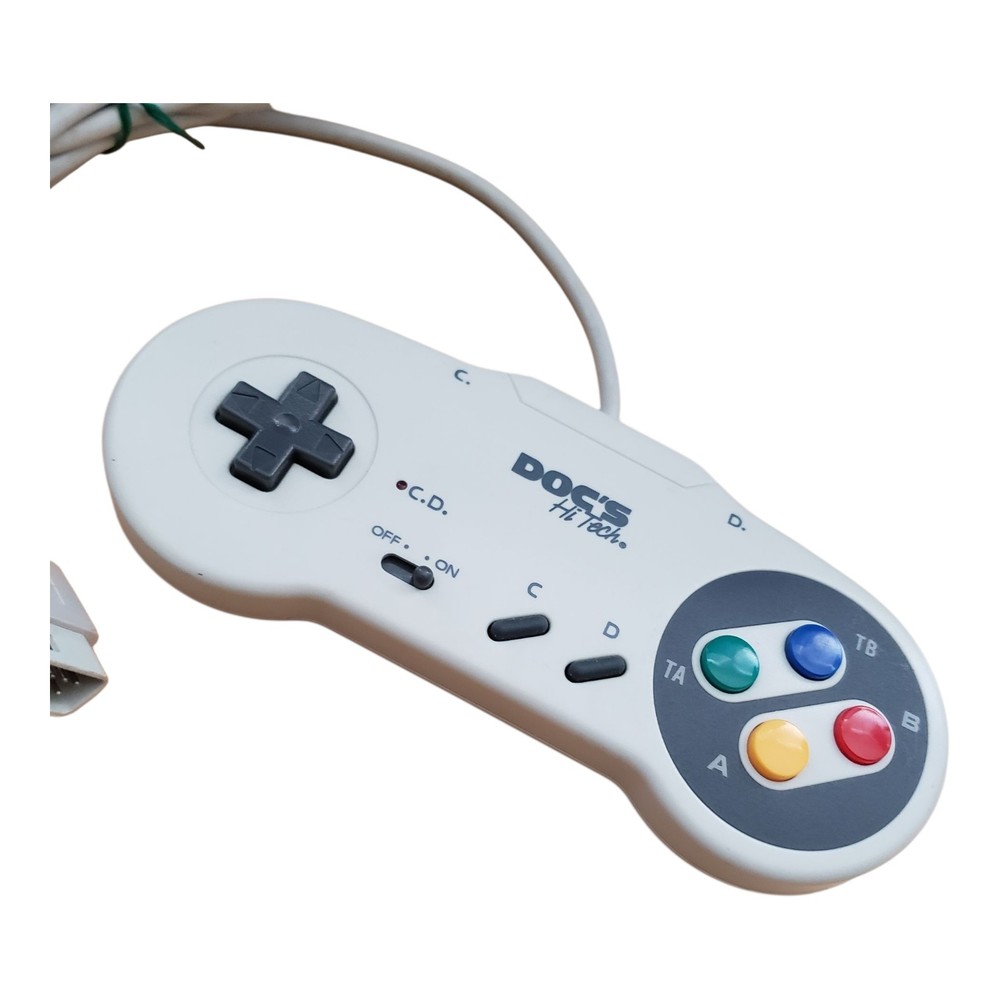 Doc's Hi Tech PC Video Game Controller w/ Game Port Vintage 1990s