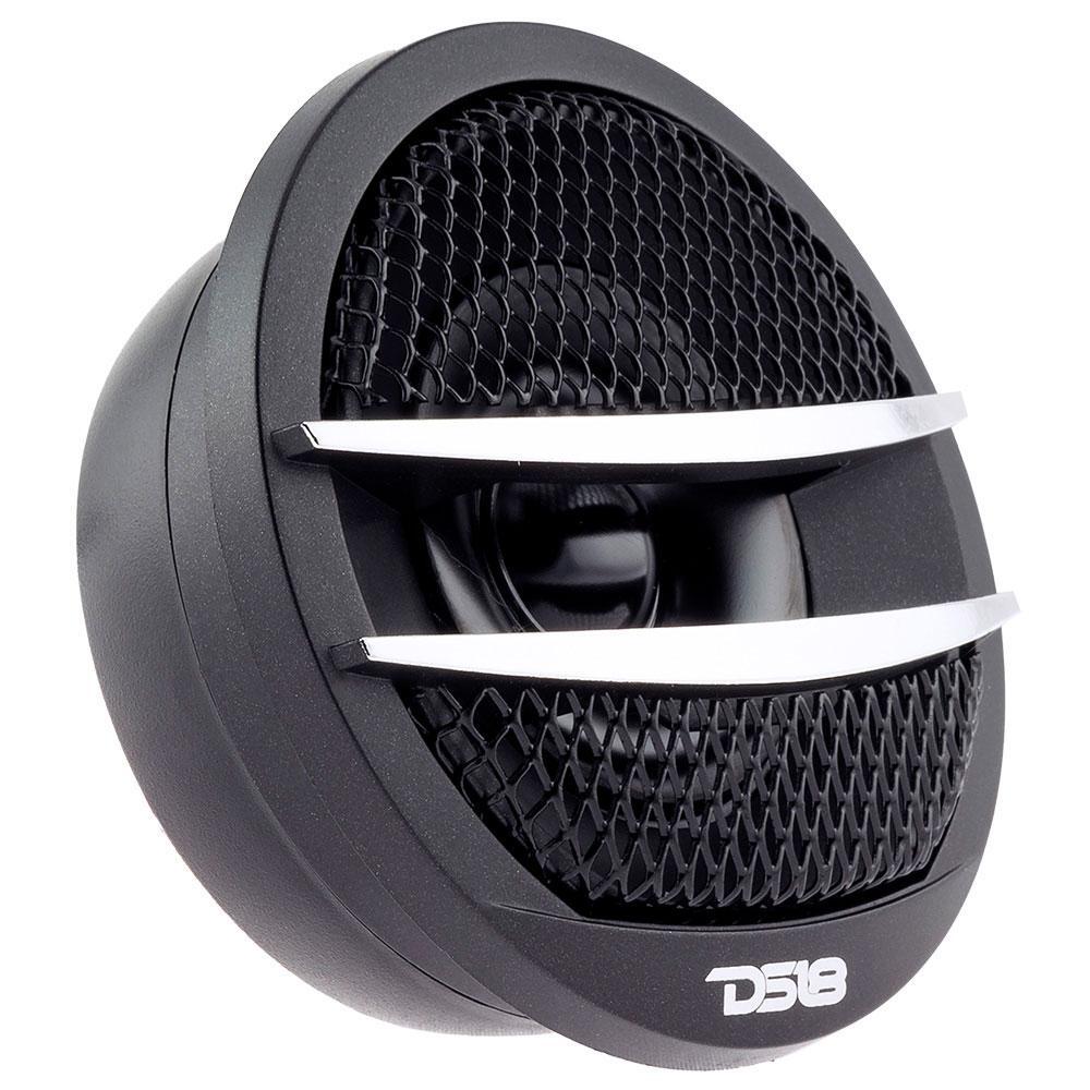 DS18 TX1S 1.38" Poly Dome Tweeter Pair Silver