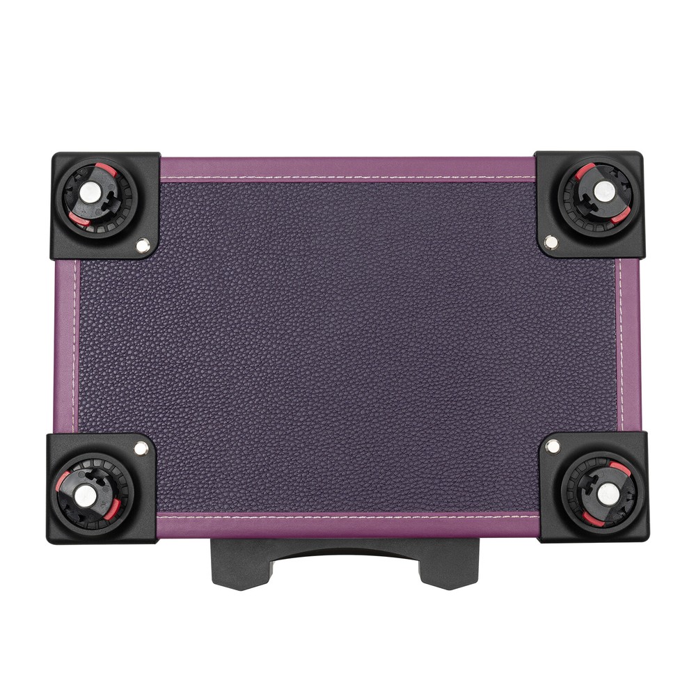 Modern Rolling Makeup Train Case Trolley Cosmetic Organizer Box with Mirror
