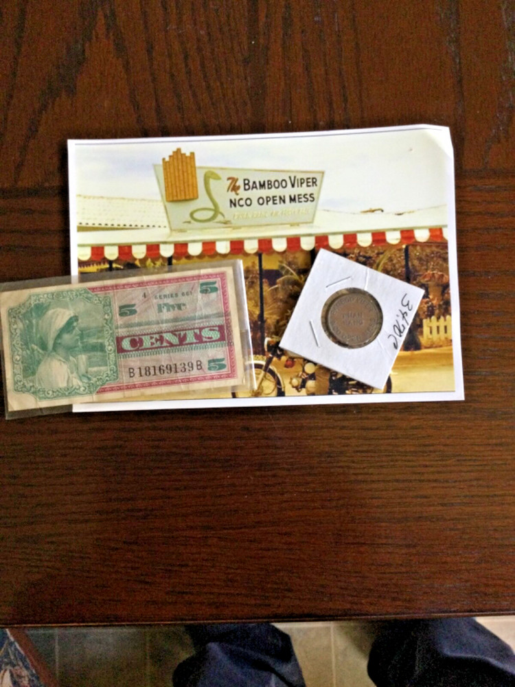 Vietnam war money 1969 Phan Rang AB