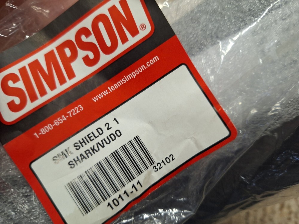 Simpson Clear Shield Model Helmet Lot(4)
