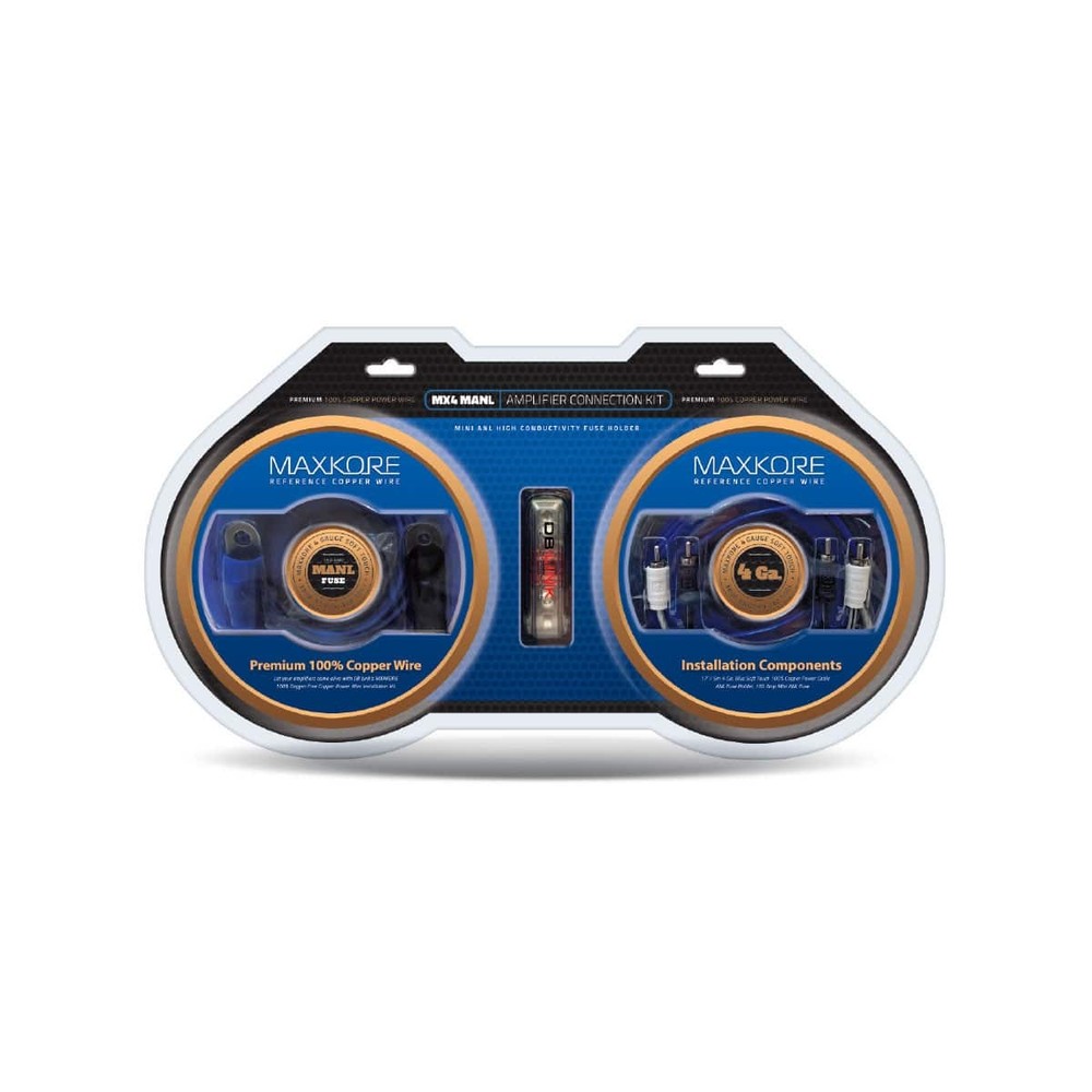 DB Link MX4MANL 100% Copper 4 Gauge Amplifier Kit