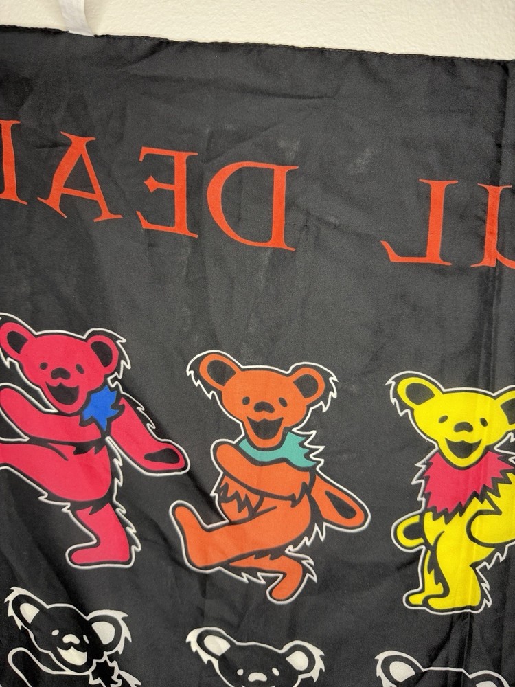 Grateful Dead Dancing Bears Wall Hanging Tapestry 1994 100% Polyester
