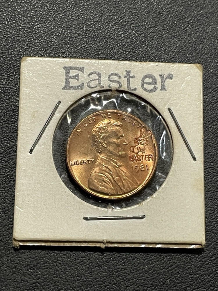 Easter Cu 1981 Penny #122415