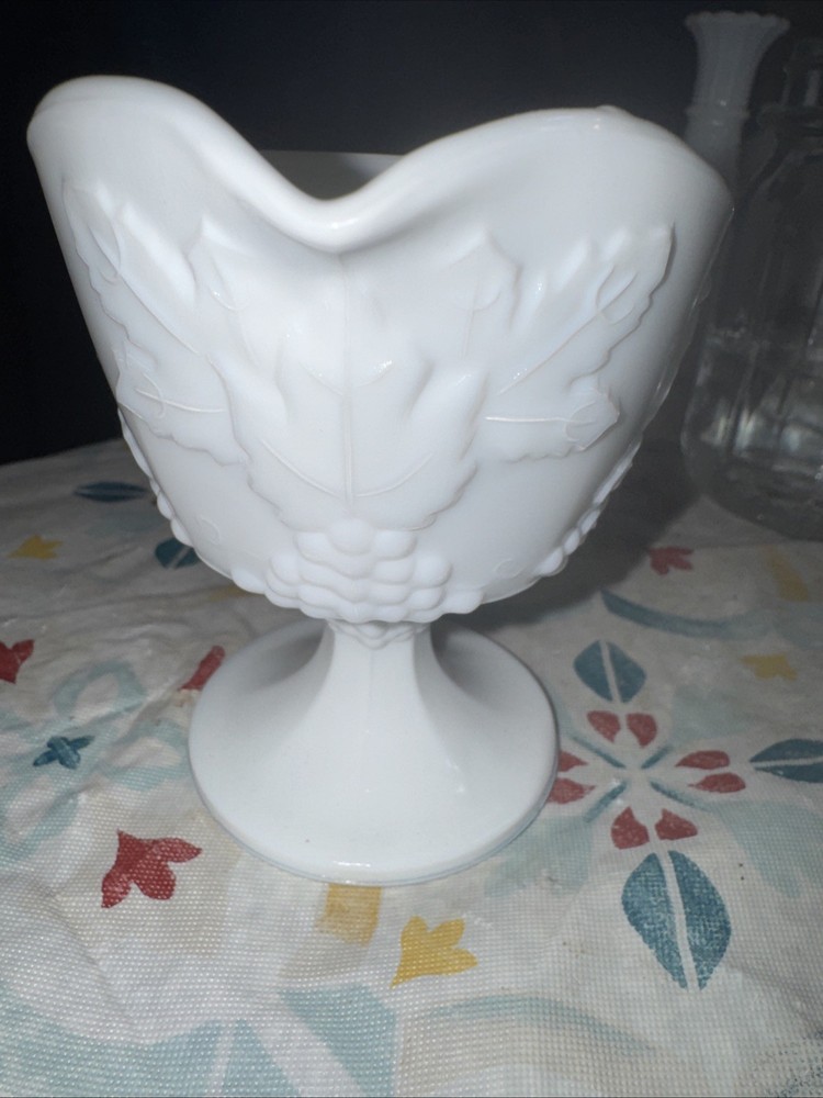Milk Glass Creamer Pitcher