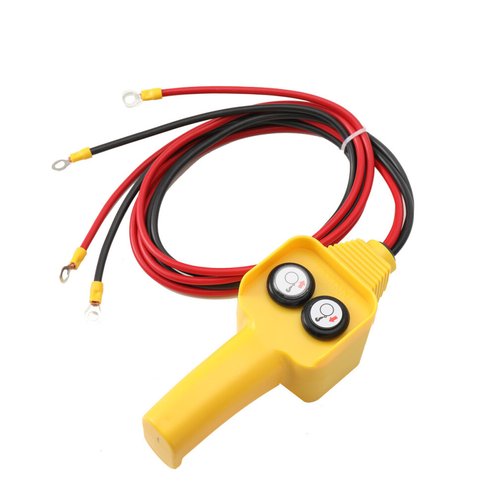 12V/24V Winch Control Handle Plastics Wired Control Rocker Thumb Switch Parts