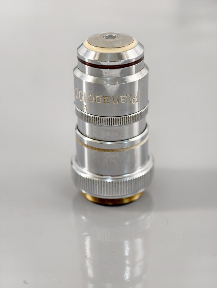 Carl Zeiss Microscope Objective Planapo 100x 1.30 Oel 160mm Iris Plan Apo