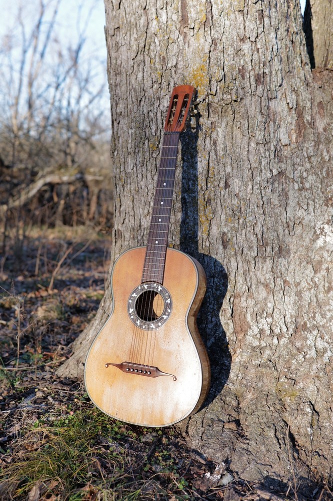 Gustav Herrnsdorf Romantic guitar 1920s Natural