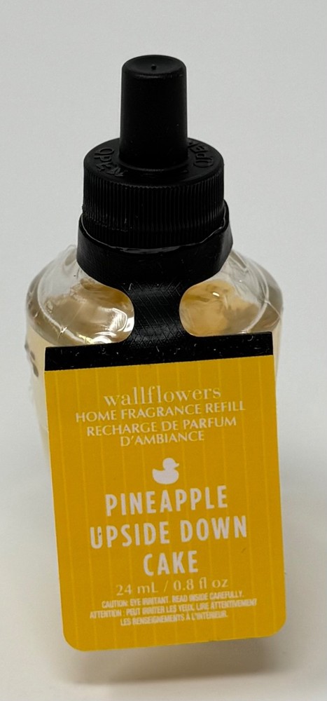3 BATH & BODY WORKS PINEAPPLE UPSIDE DOWN CAKE WALLFLOWER REFILL BULB PLUG IN