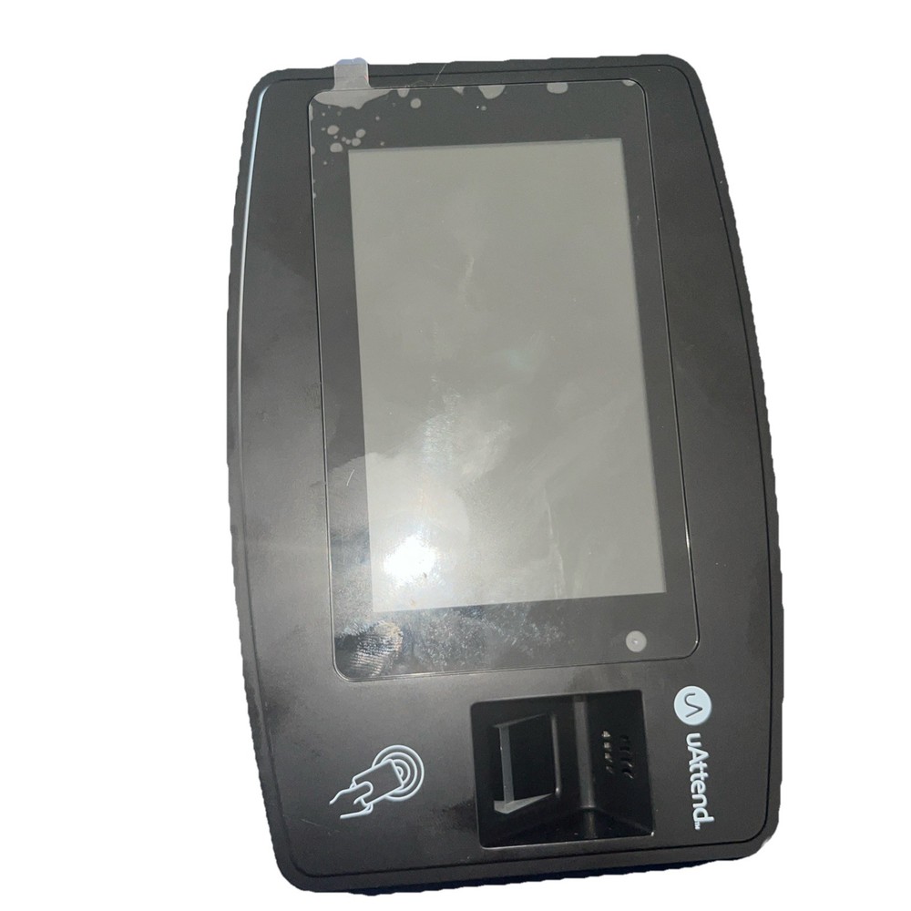 Touchscreen finger scan punch  Timeclock JR2000 BLACK . CLOUD CONNECTED  Base