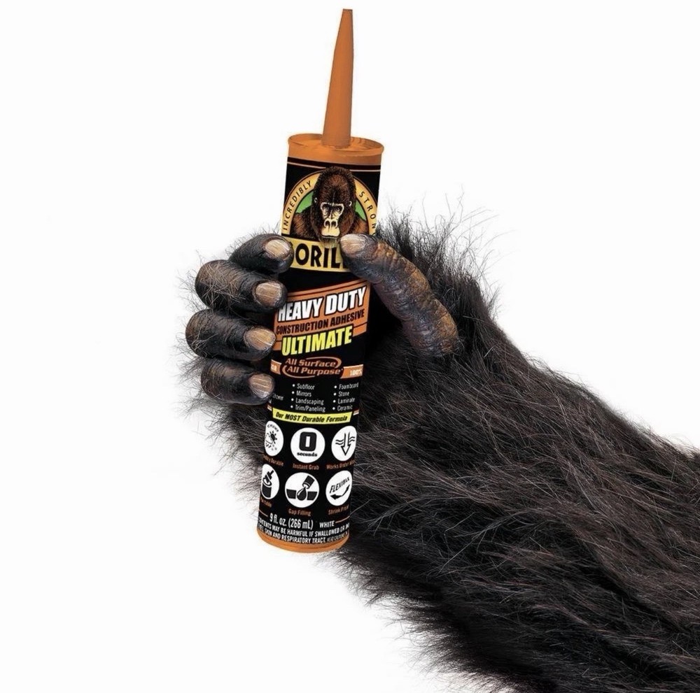 Gorilla Heavy Duty Construction Adhesive Ultimate: Heavy Duty Ultimate / 9 oz. c