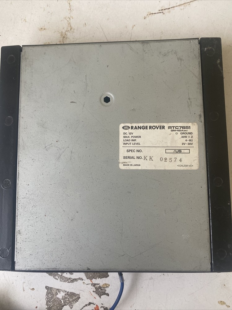 Range Rover Classic Amplifier 87-92 RTC7651 OEM
