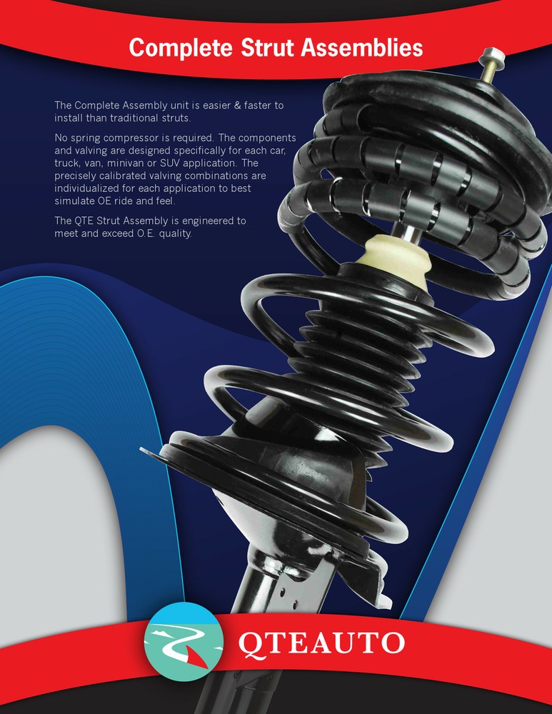 Front Right Quick Complete Strut - Coil Spring For 2013 Ford Escape