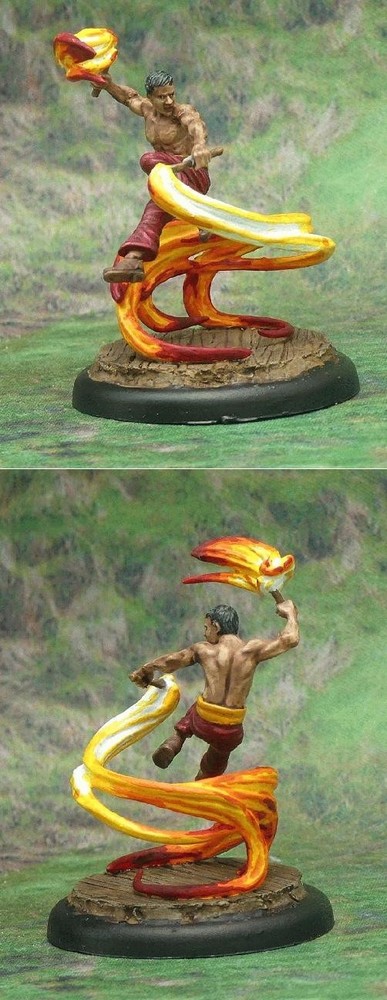 Malifaux Arcanist Performers, 2 models, painted